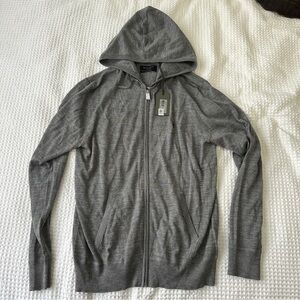 AllSaints zip up hooded sweater